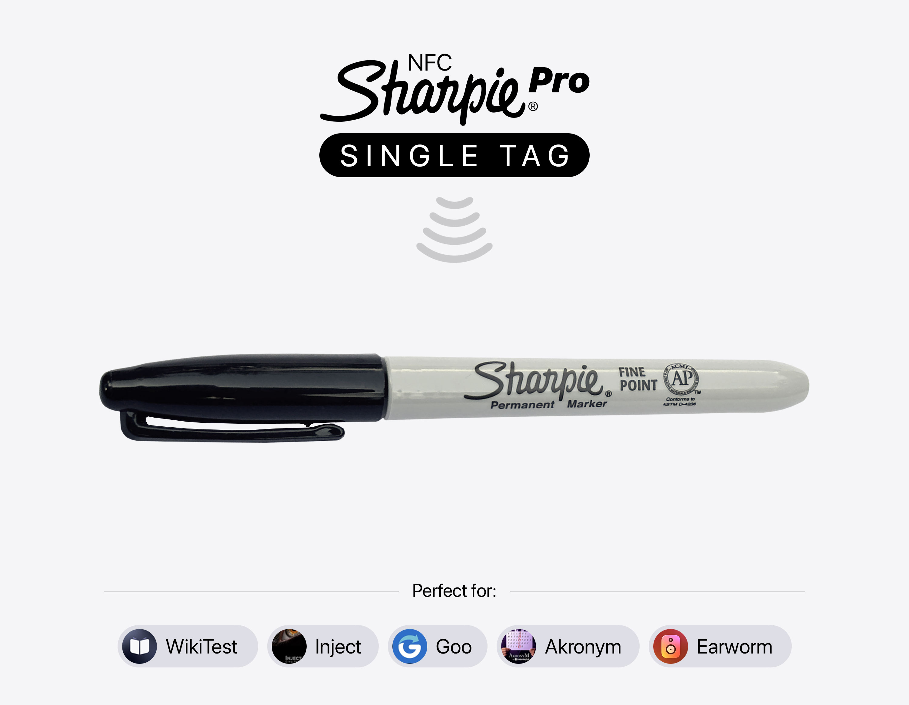 NFC Sharpie Pro - Single Tag Version